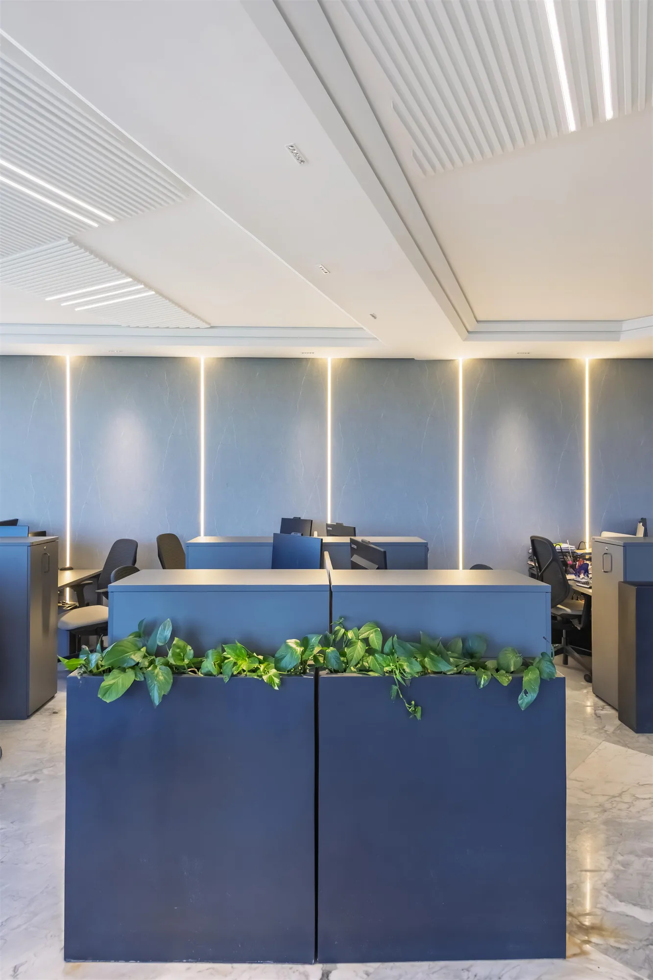 Open space Bureau B1 Casablanca — Atelier Mouna Bennani