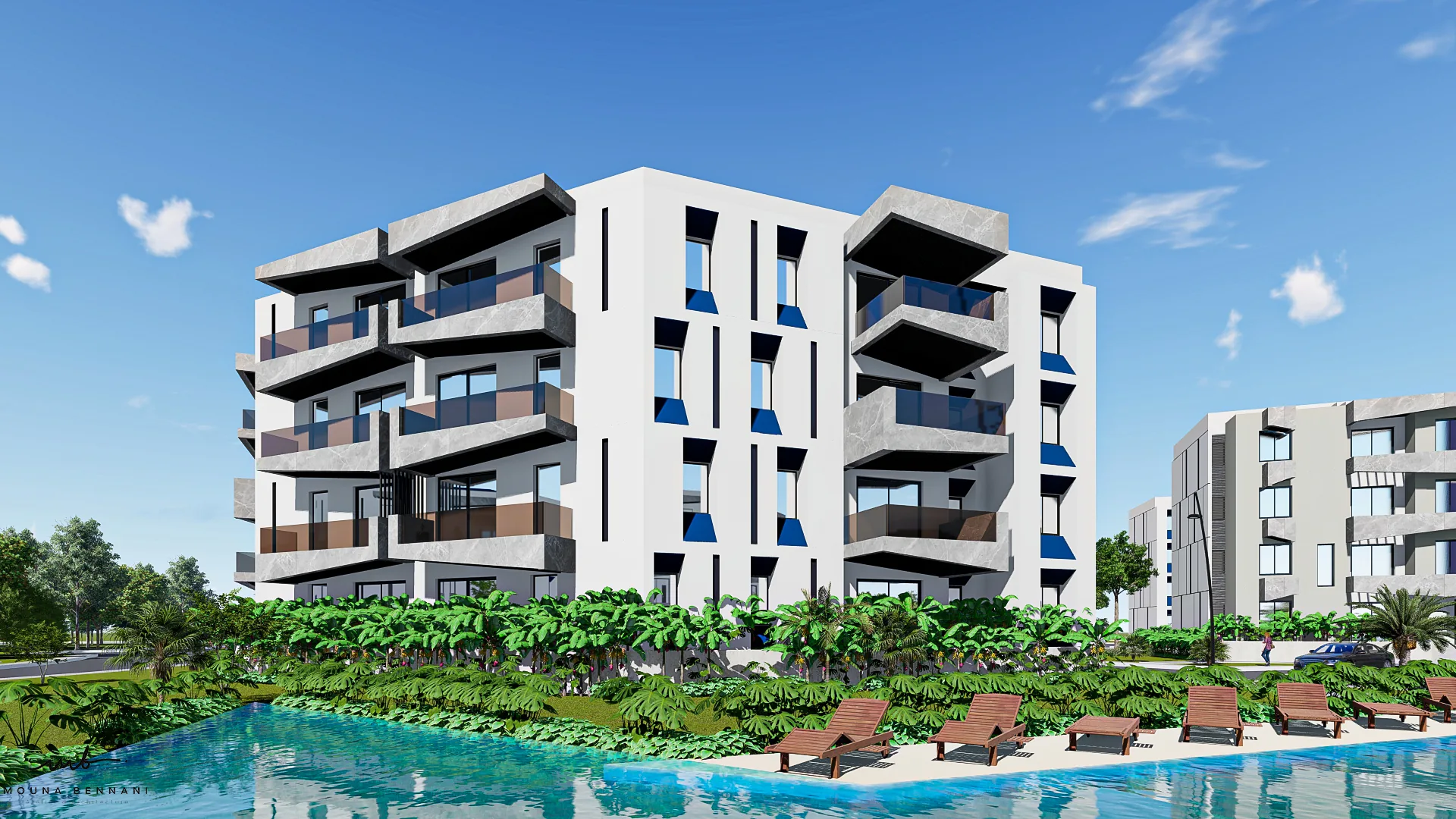 Lotissement Sidi Rahal architecture résidentielle — Atelier Mouna Bennani
