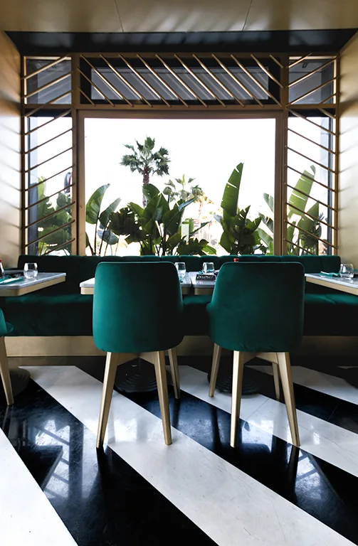 Décoration intérieure Restaurant Wakame — Atelier Mouna Bennani