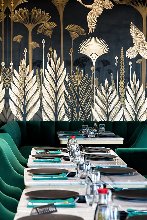 Détail design Restaurant Wakame — Atelier Mouna Bennani