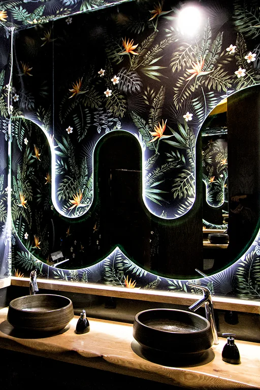 Ambiance générale Restaurant Wakame — Atelier Mouna Bennani