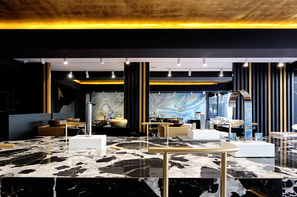 Scénographie commerciale Showroom Verrell — Atelier Mouna Bennani