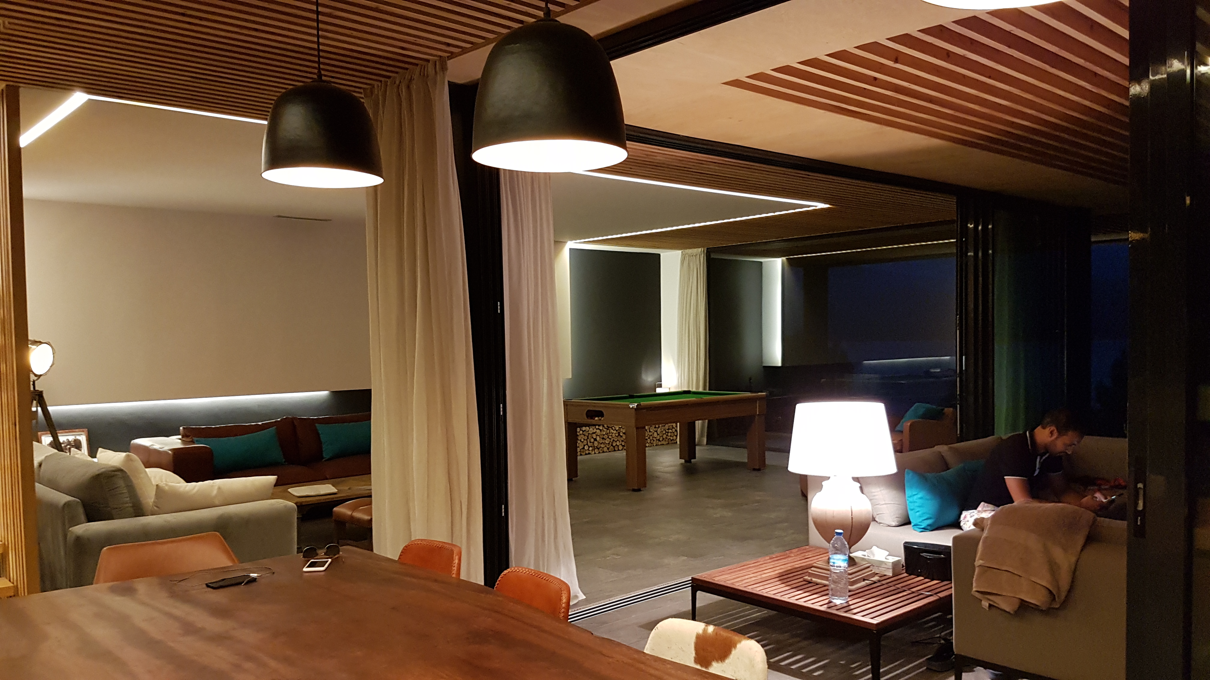 Vue d'ensemble intérieur Villa B1 — Atelier Mouna Bennani