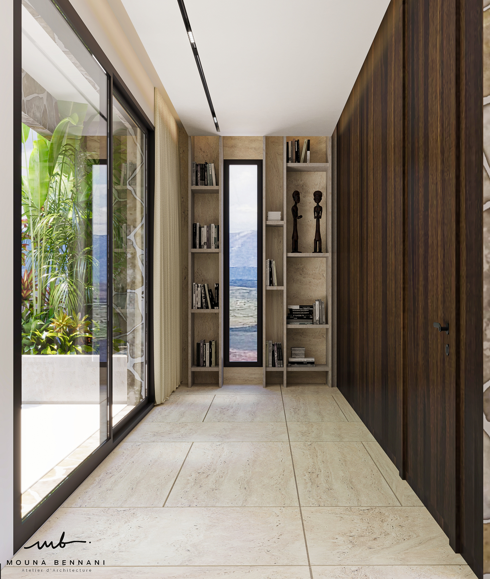 Chambre design Villa B2 — Atelier Mouna Bennani