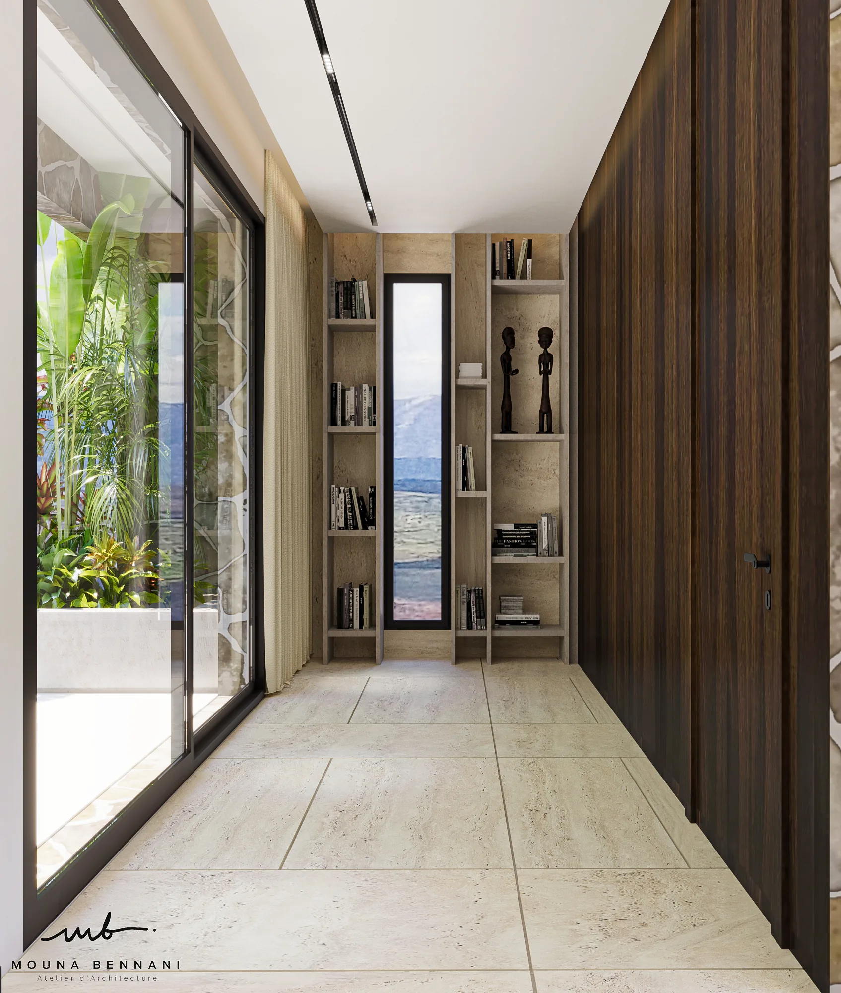 Chambre design Villa B2 — Atelier Mouna Bennani