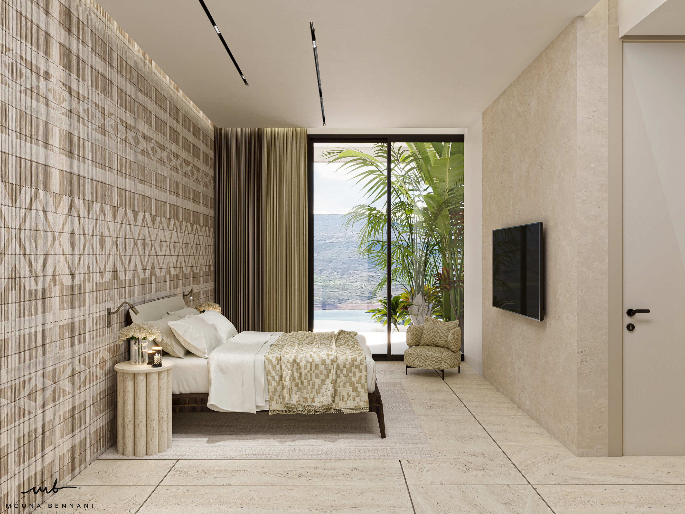 Chambre enfant Villa B2 — Atelier Mouna Bennani