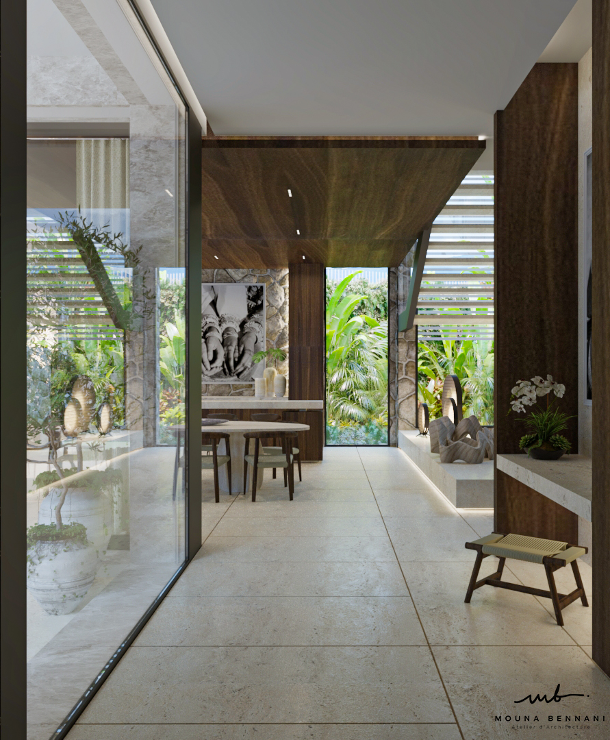 Entrée Villa B2 — Atelier Mouna Bennani