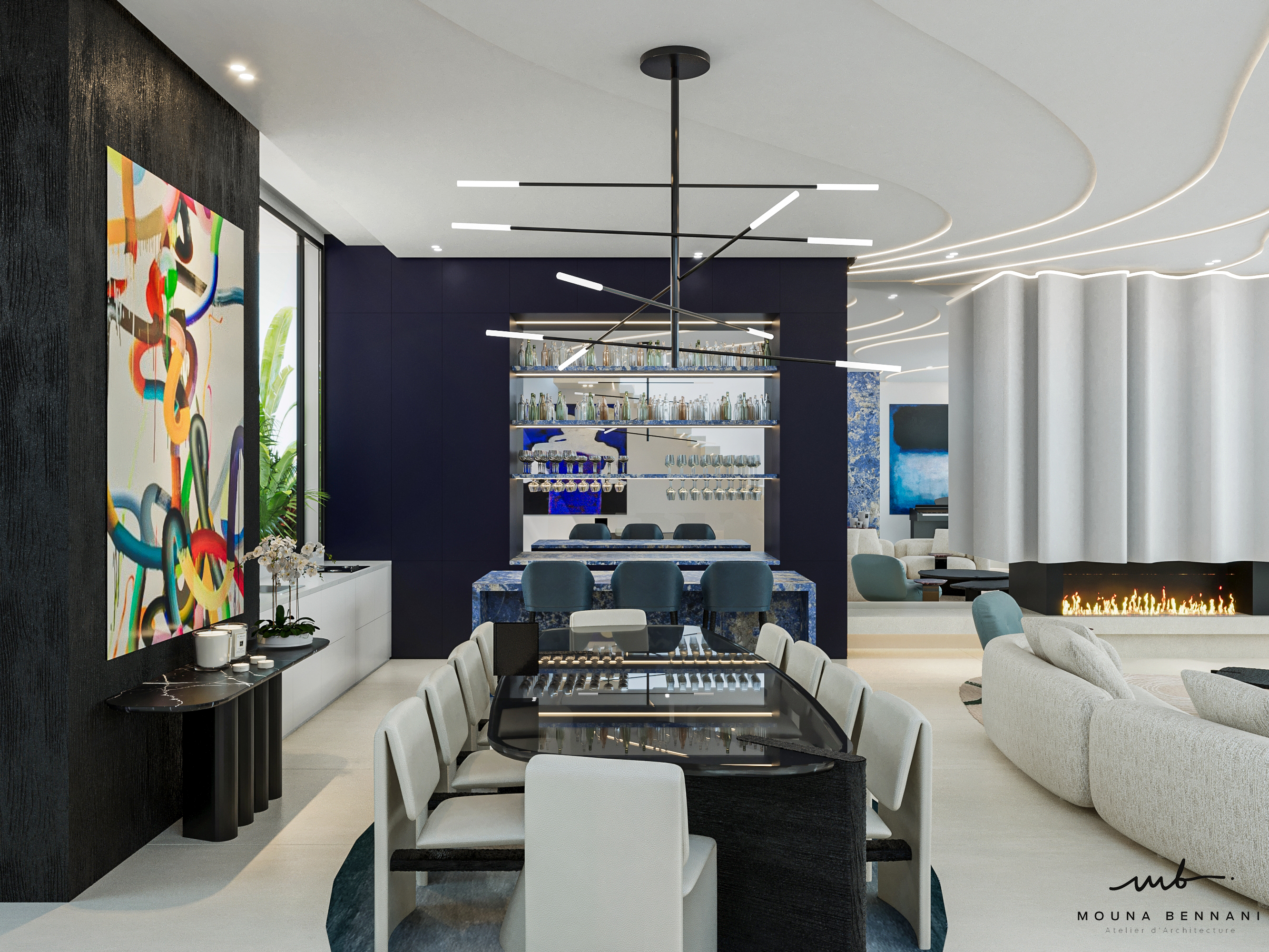 Intérieur Villa H2 — Atelier Mouna Bennani