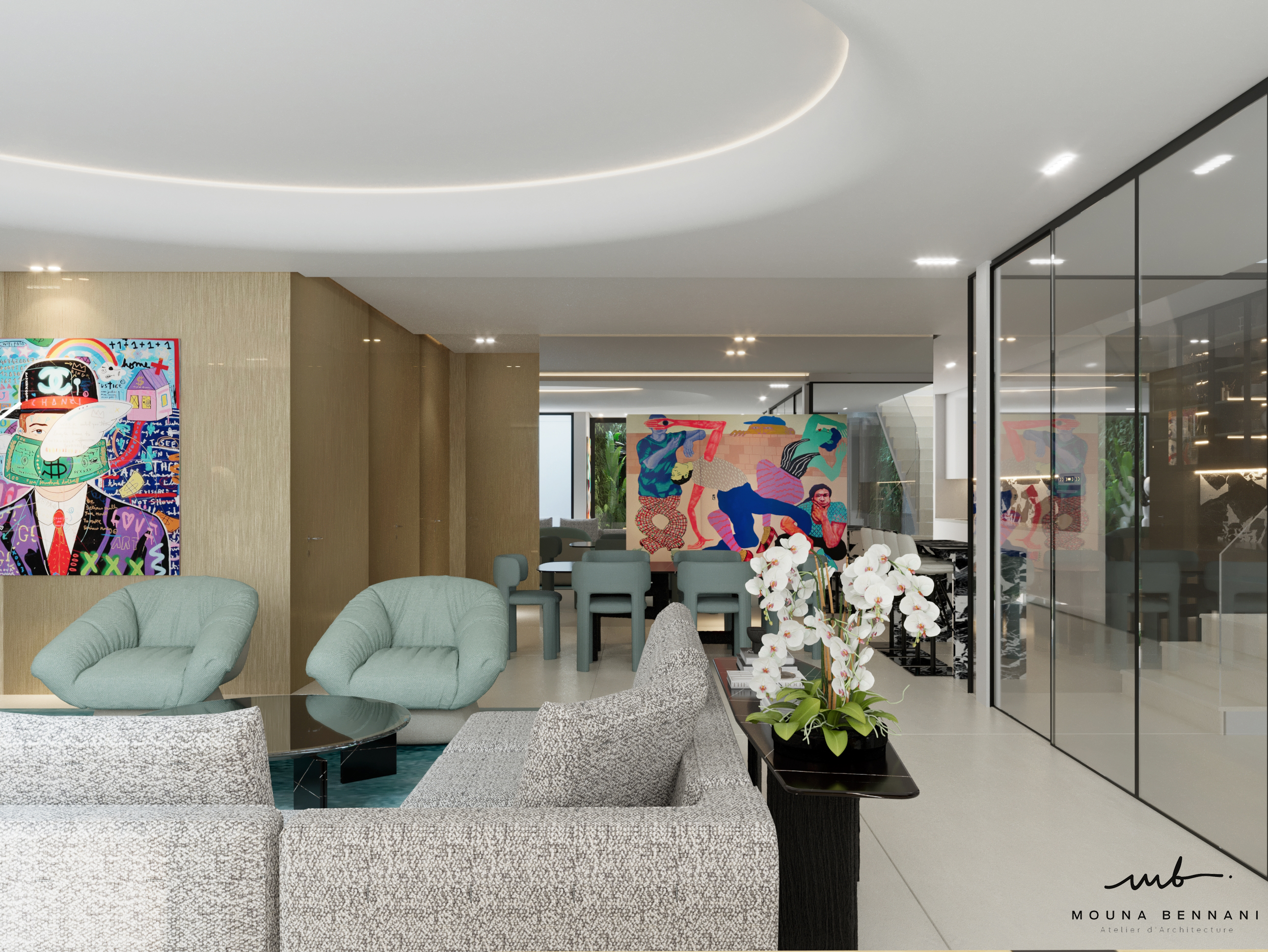 Cuisine Villa H2 — Atelier Mouna Bennani