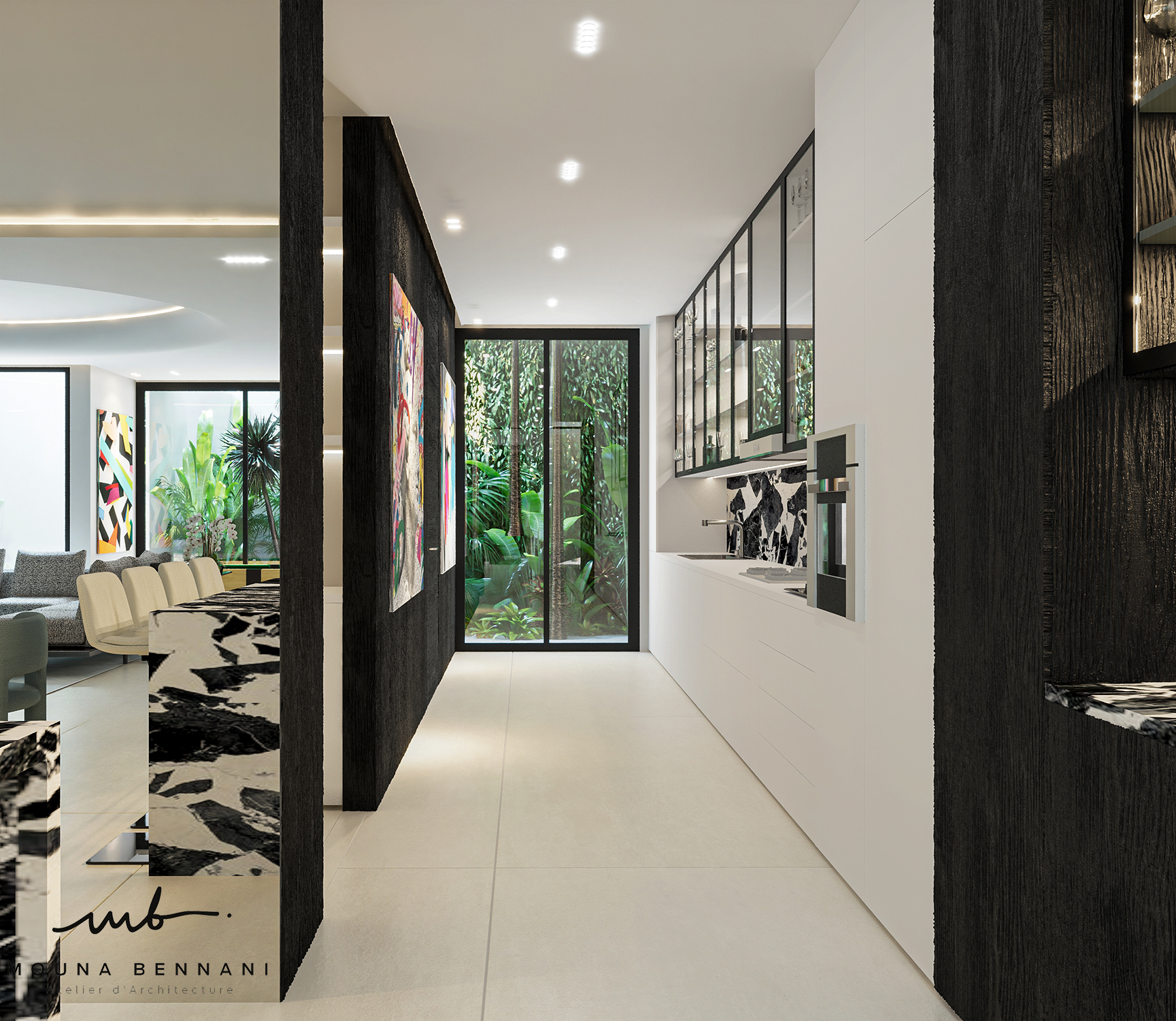 Chambre parentale Villa H2 — Atelier Mouna Bennani