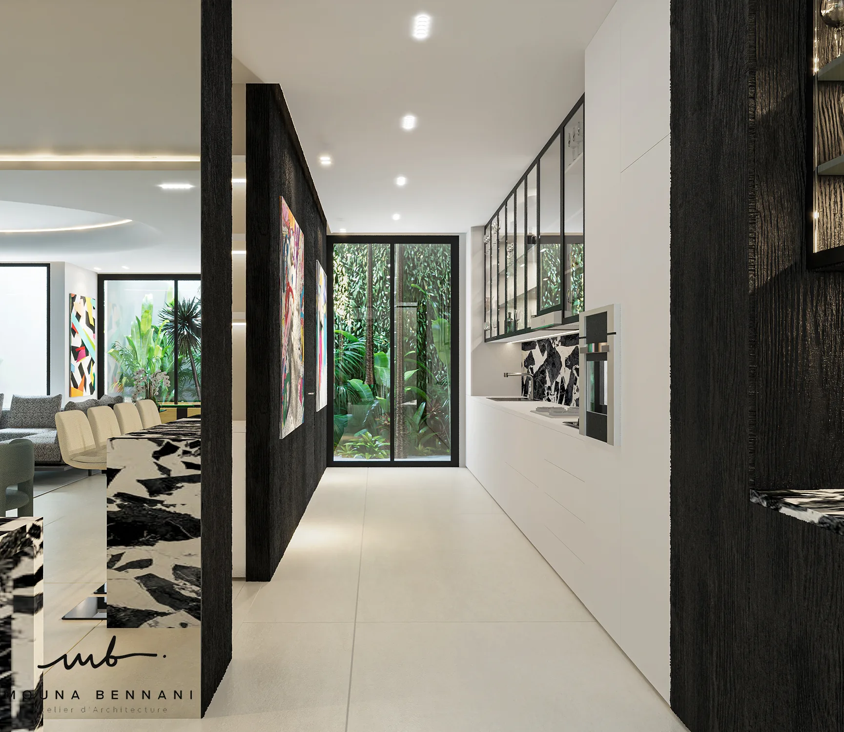 Chambre parentale Villa H2 — Atelier Mouna Bennani
