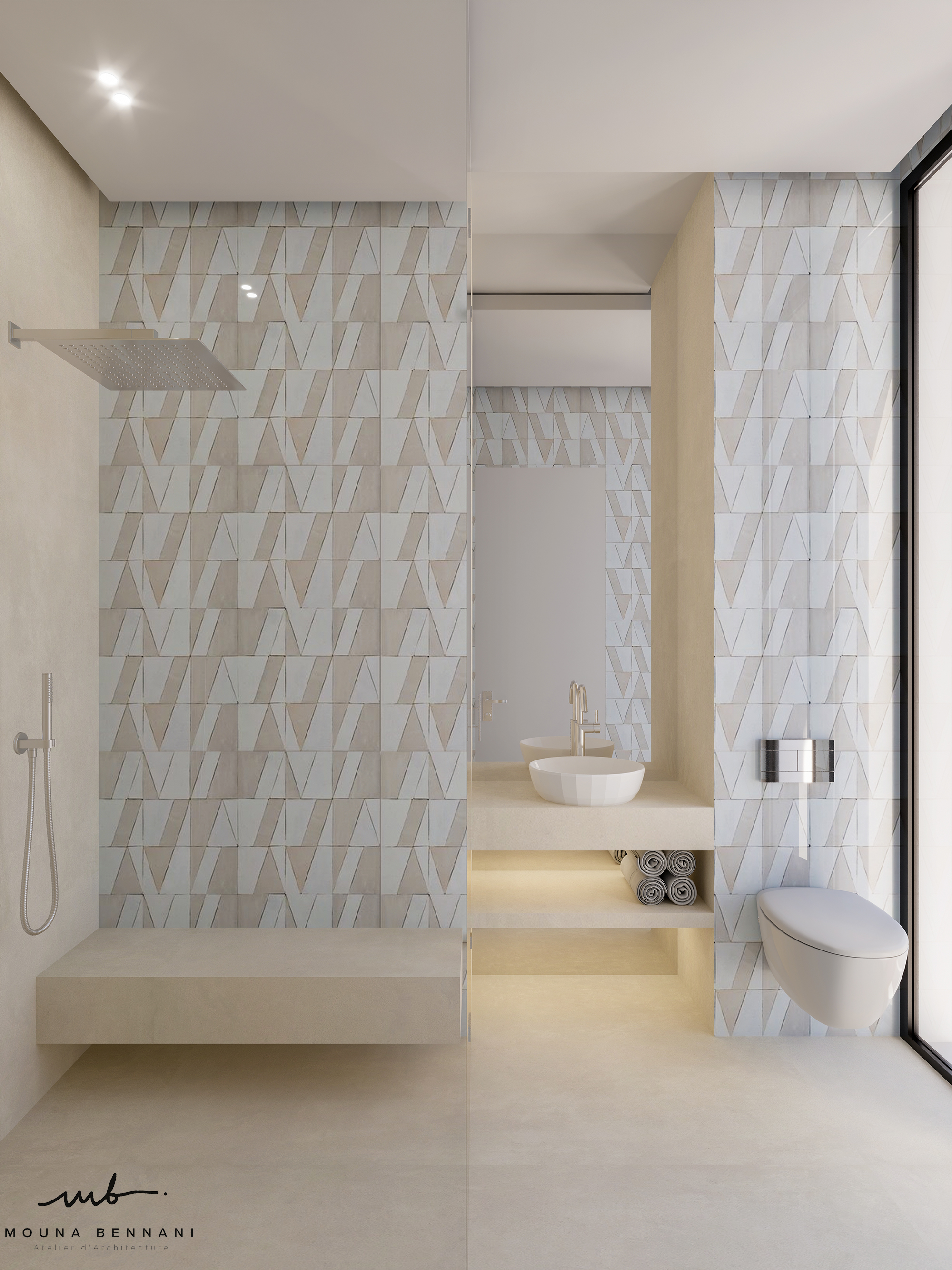Chambre Villa H2 — Atelier Mouna Bennani