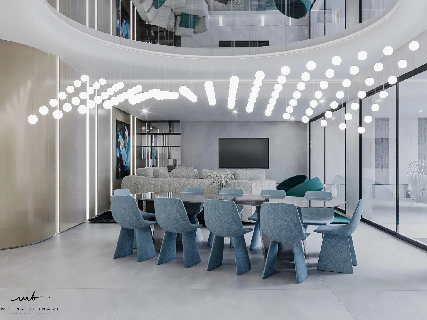 Suite parentale Villa H3 Casablanca — Atelier Mouna Bennani