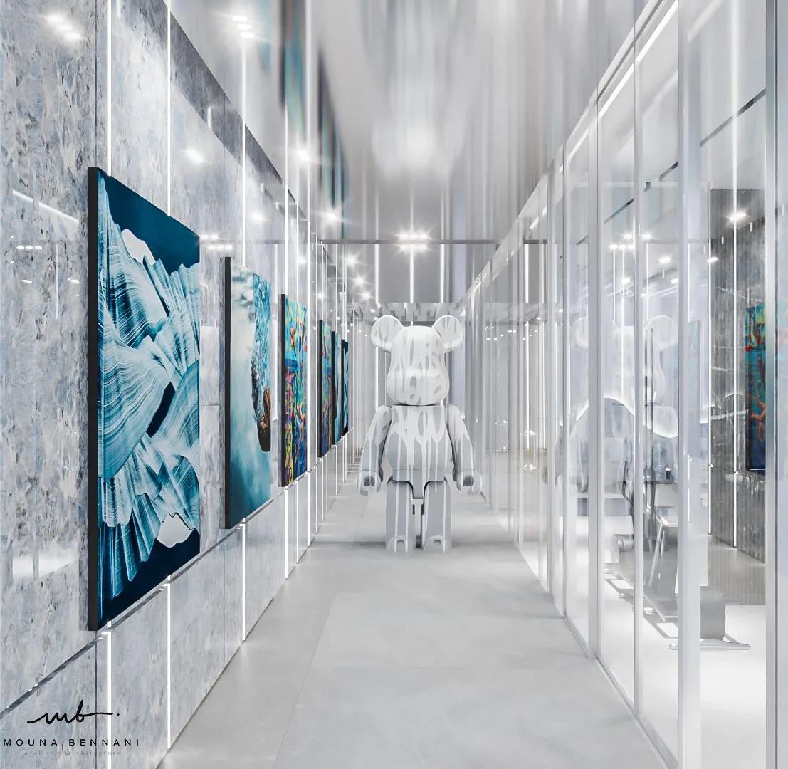 Espace nuit Villa H3 Casablanca — Atelier Mouna Bennani