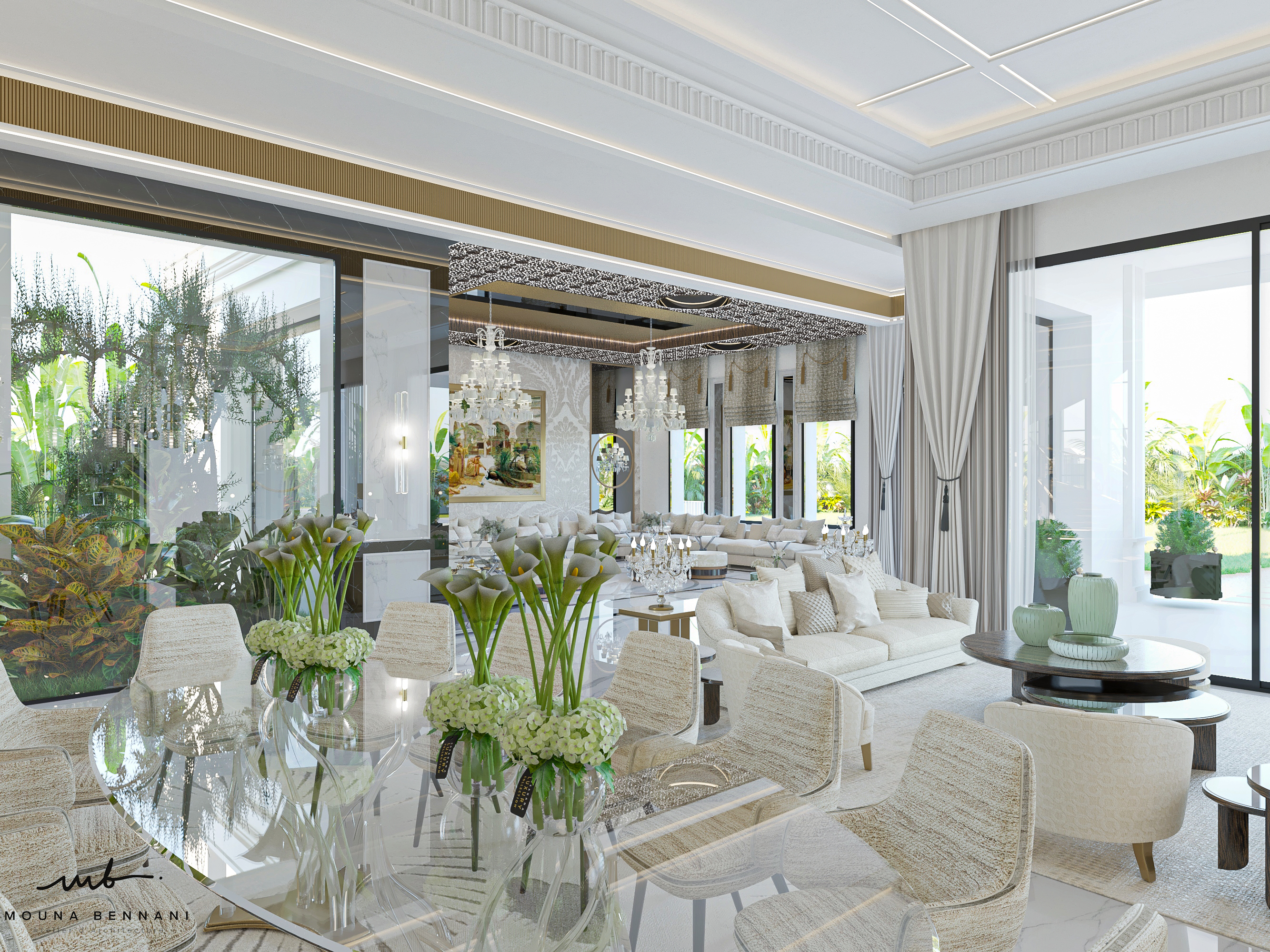 Suite parentale Villa J1 — Atelier Mouna Bennani