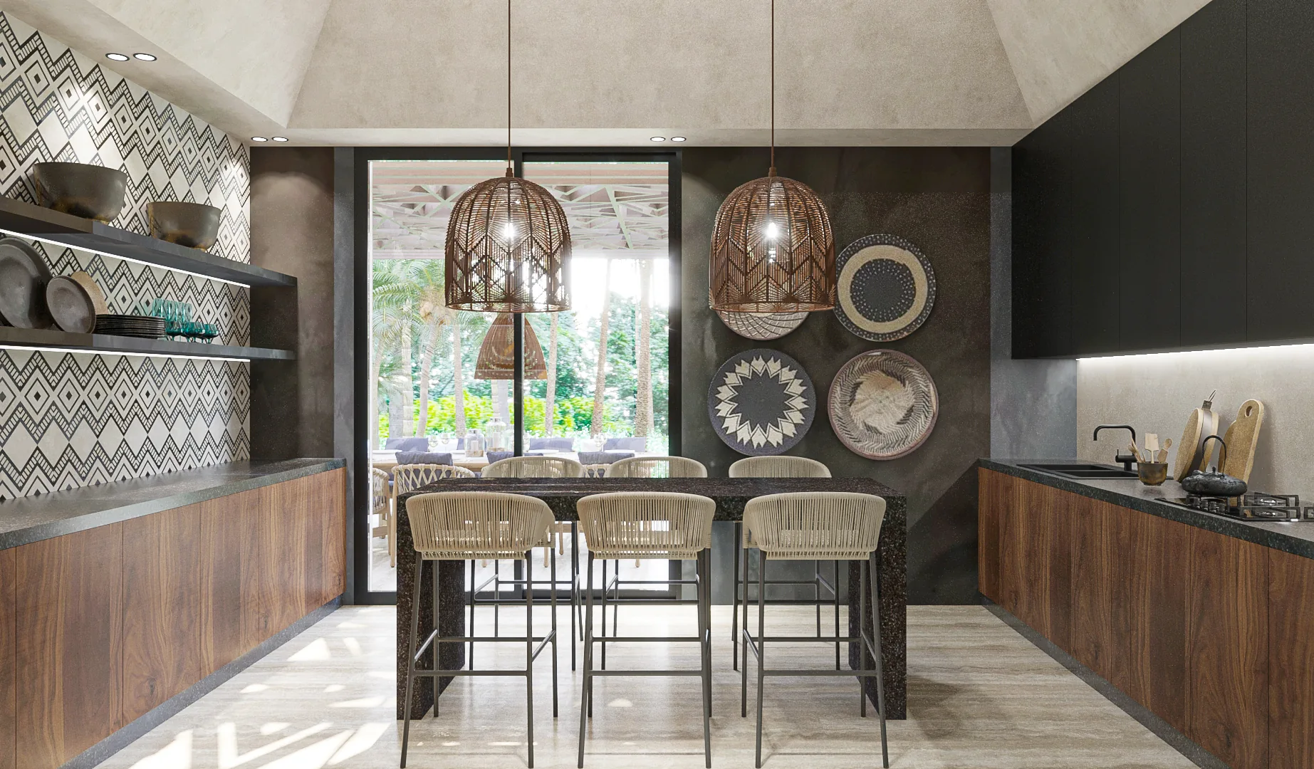 Aménagement intérieur Villas Assinie — Atelier Mouna Bennani