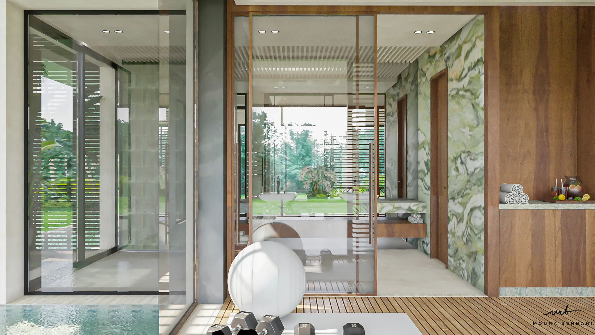 Finitions Villas Assinie design luxe — Atelier Mouna Bennani