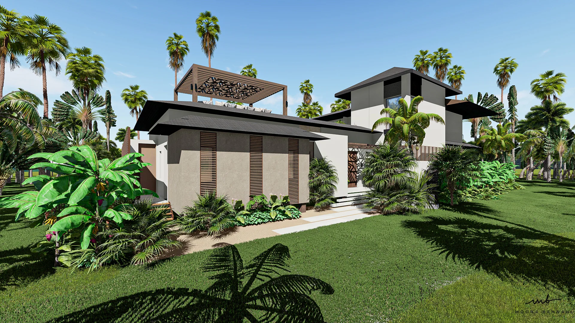 Villas Assinie architecture résidentielle Assinie Abidjan — Atelier Mouna Bennani