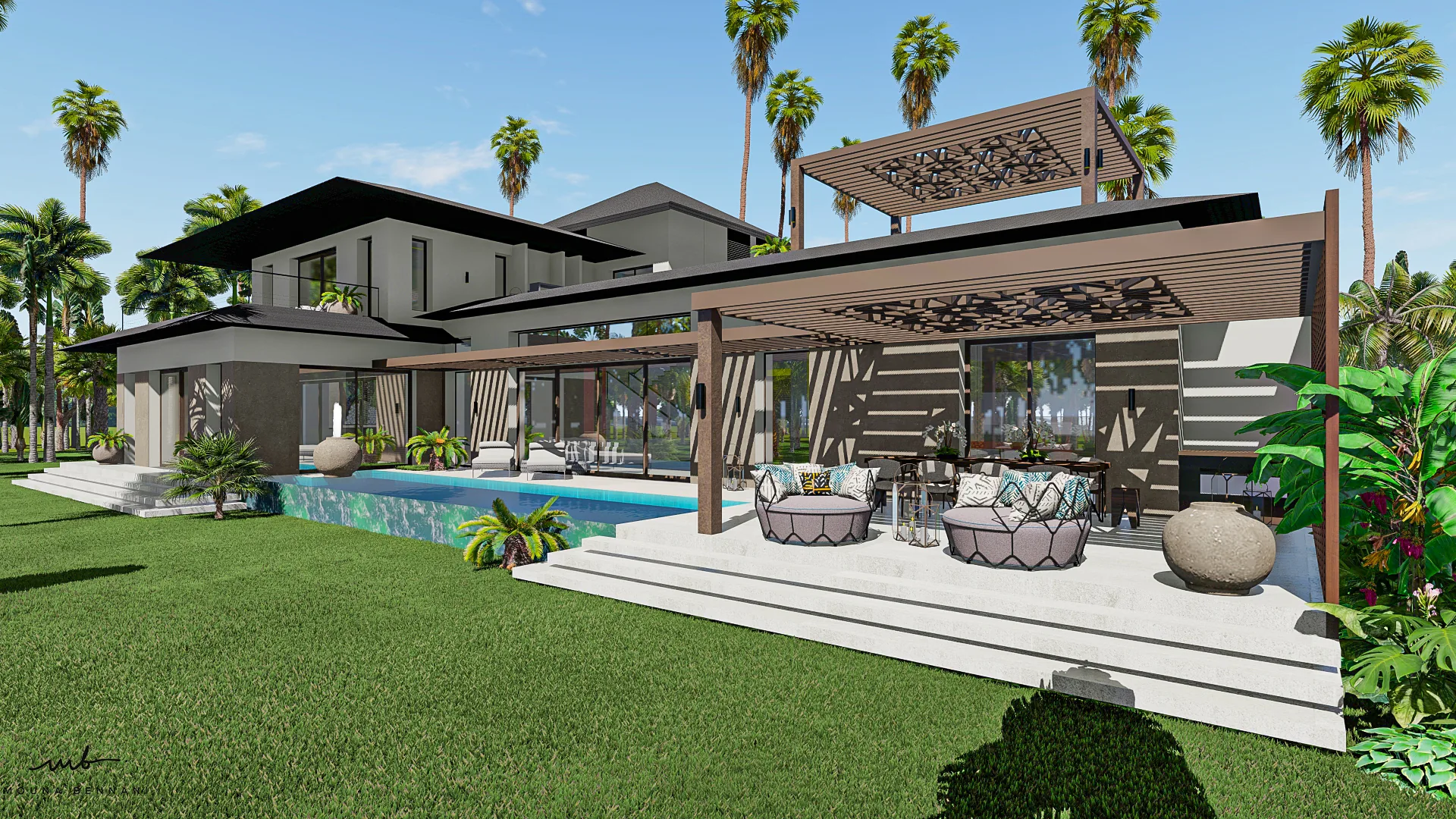 Architecture Villas Assinie Abidjan — Atelier Mouna Bennani