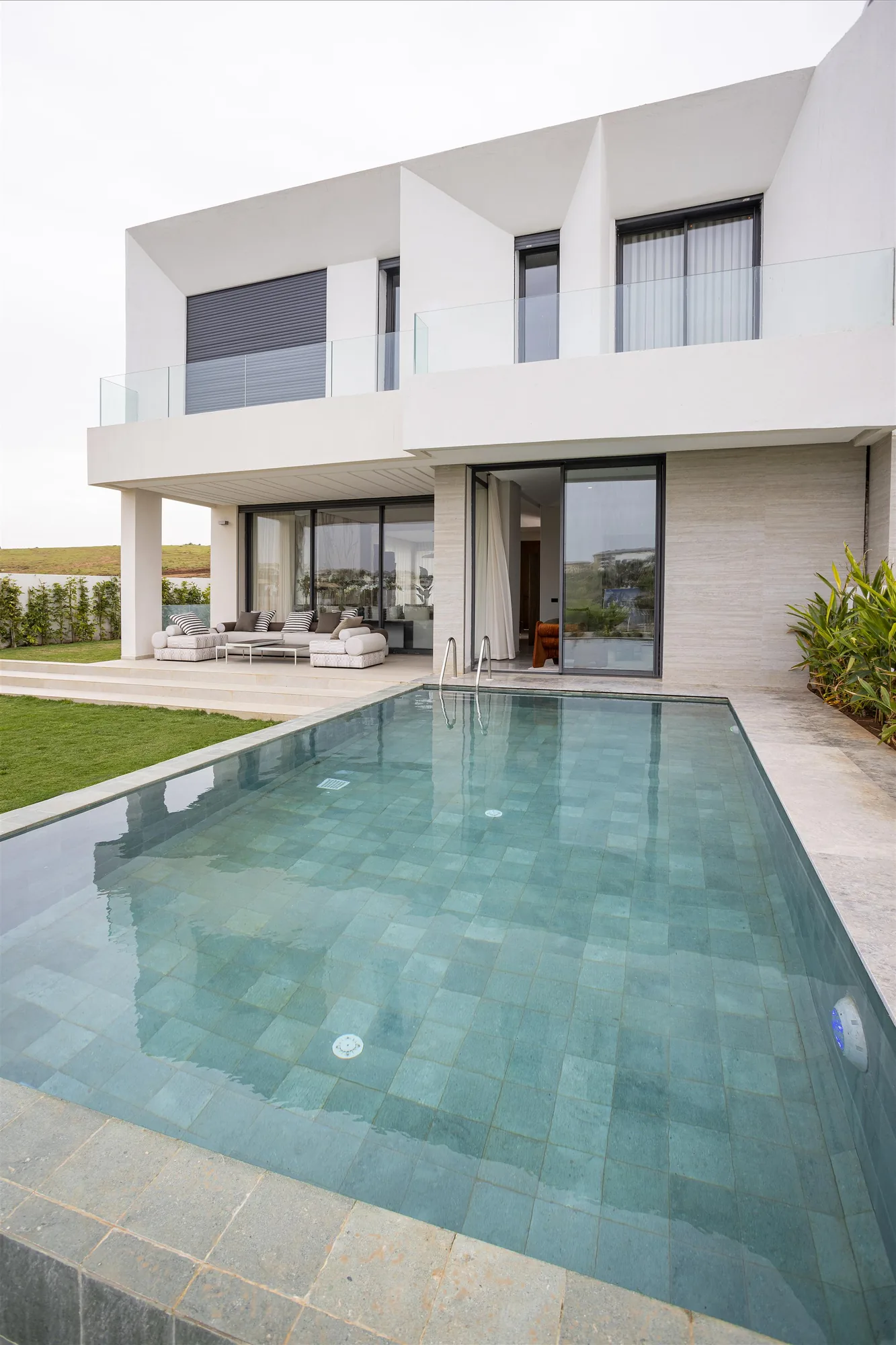 Vue d'ensemble intérieur Villas Campus — Atelier Mouna Bennani